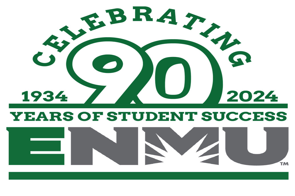 ENMU 90th Anniversary logo