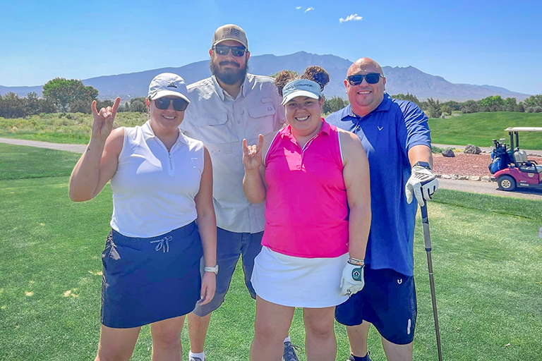 ENMU Alumni at a Golf Game